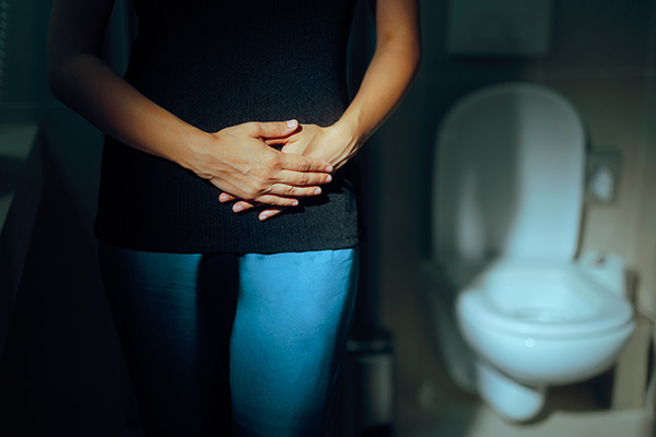 Urinary Incontinence - Woman Needing to Urgently Use the Bathroom